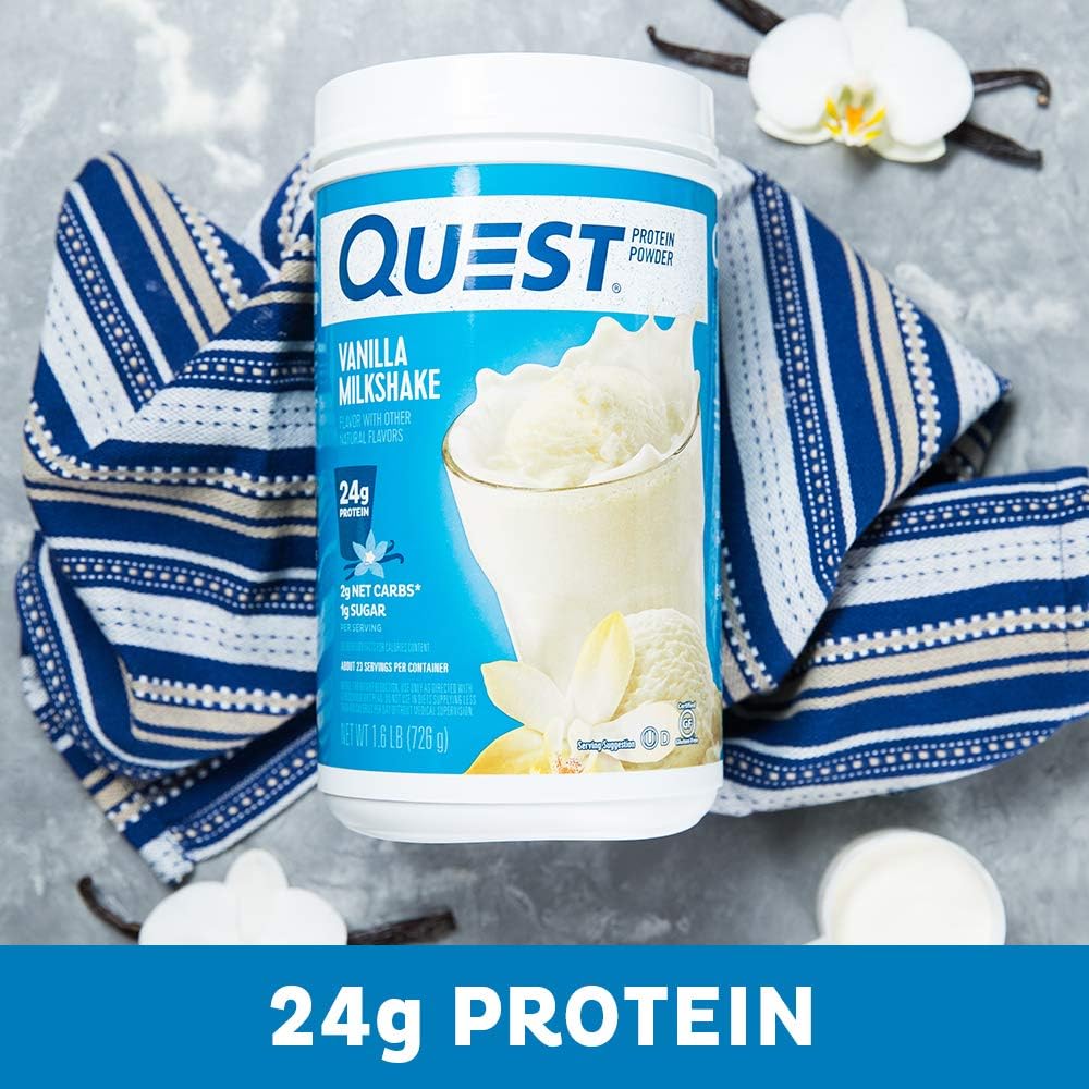 Quest Nutrition Protein Powder, Vanilla Milkshake, 1.6 Pound