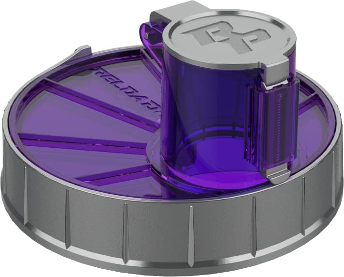 RELOADPRO XL Supplement Funnel Attachment for Pre and Post Workout Powders, BPA Free, Spill Proof Dispenser, Universally Fits Most Product Containers, Vicious Violet