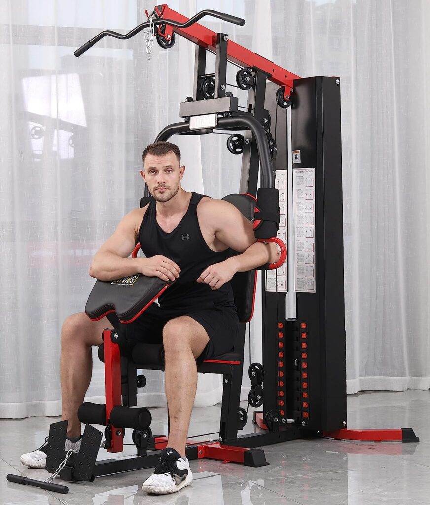 Signature Fitness Multifunctional Home Gym System Workout Station, Multiple Style